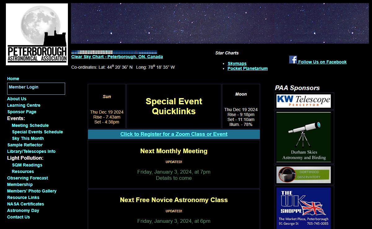 Peterborough Astronomical Association