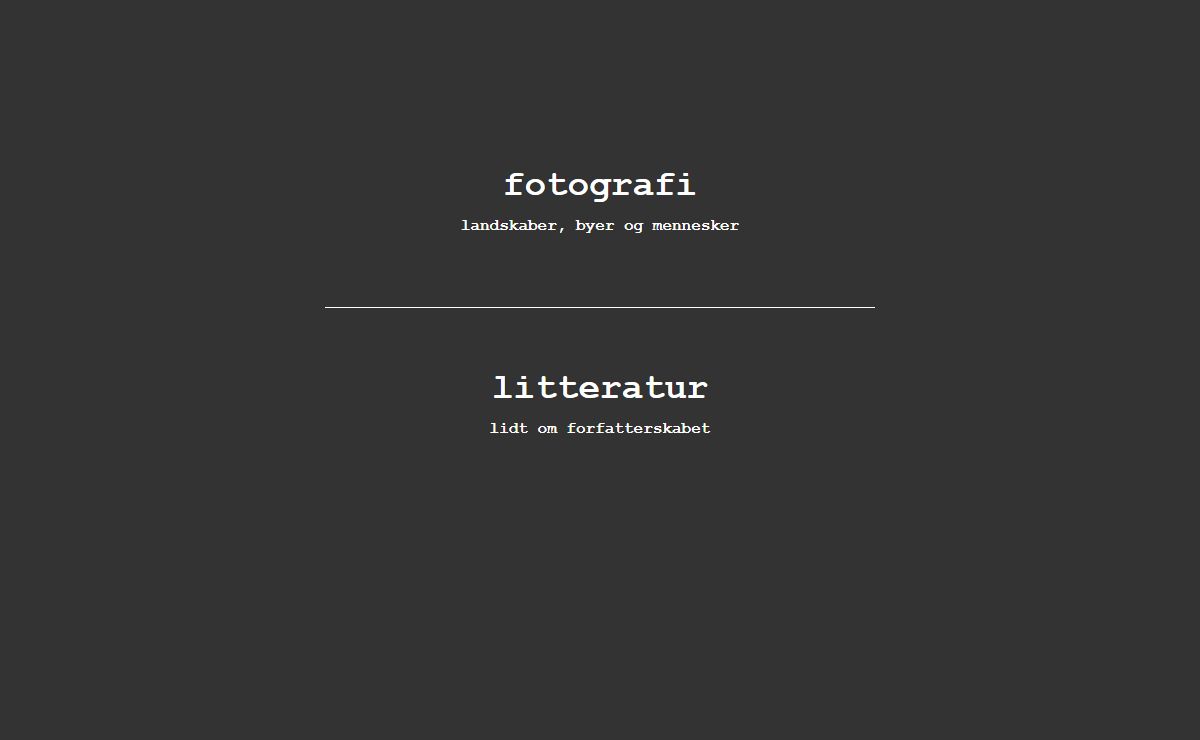 peter hovmand - litteratur og fotografi