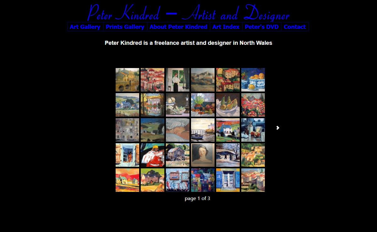 Peter Kindred - Artist and Designer - Mixed Media Painting DVD - Watercolour Tutorial, Gouache Tutorial, Pastels Tutorial - HOME