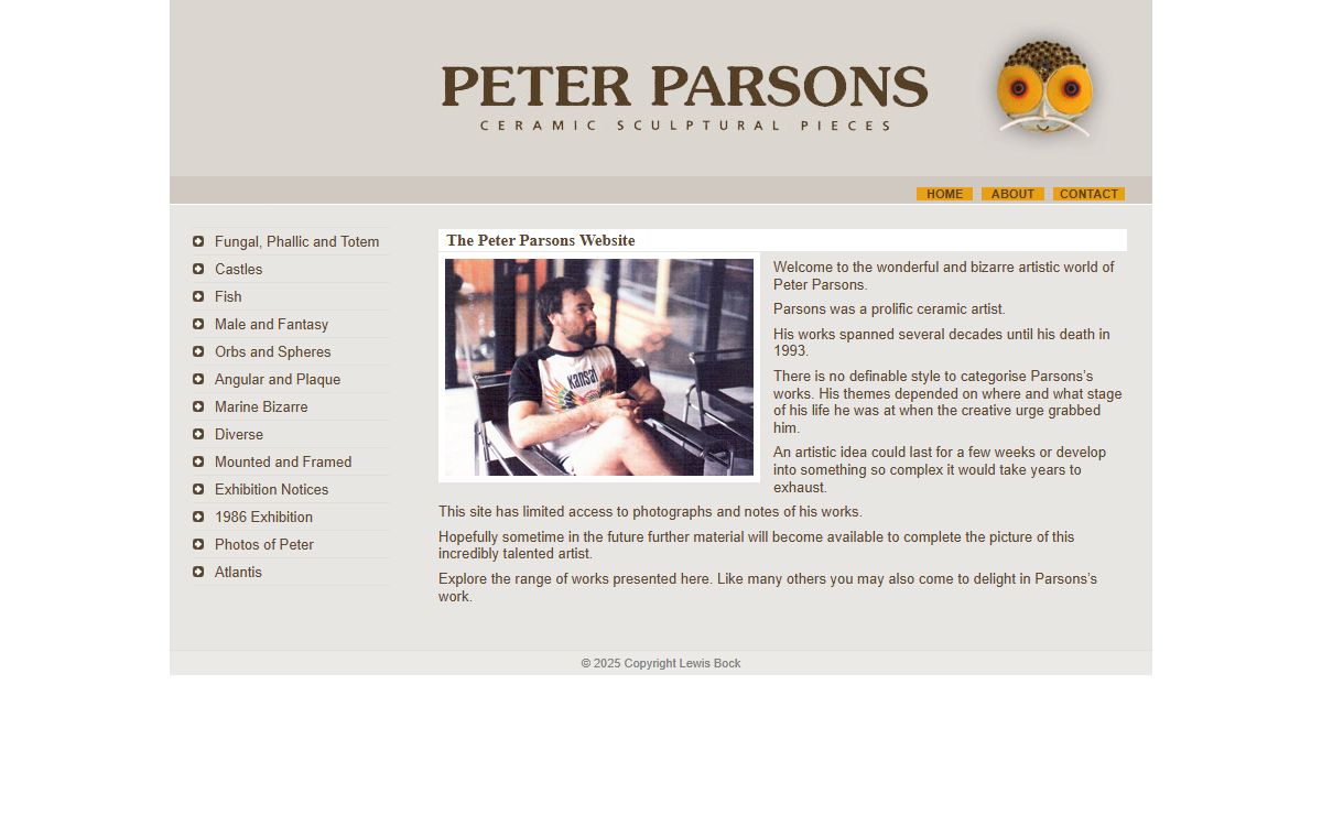 Peter Parsons – Ceramic Sculptural Pieces