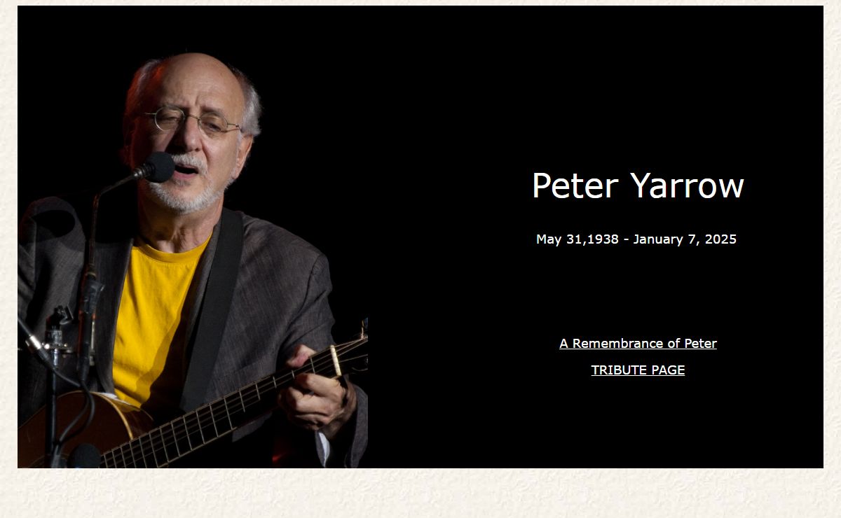 Peter Paul & Mary Website