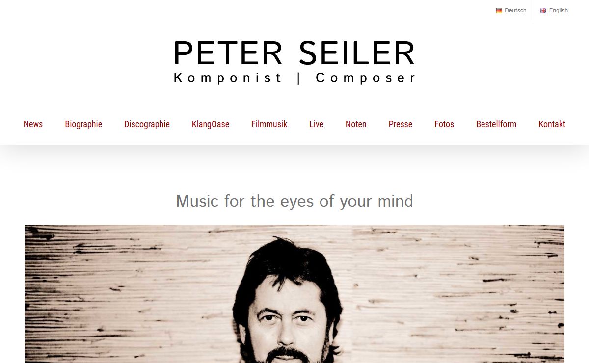 Peter Seiler - Komponist & Composer - Music for the eyes of your mind