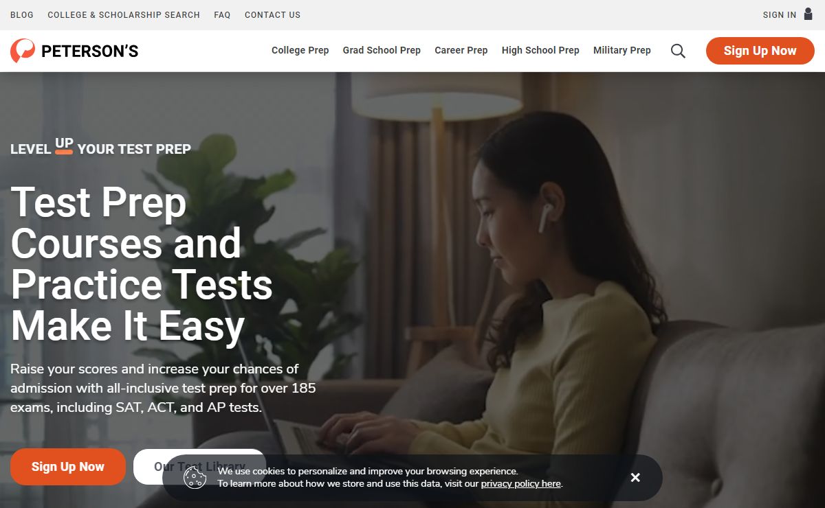 Test Prep | College Finder | Scholarship Search