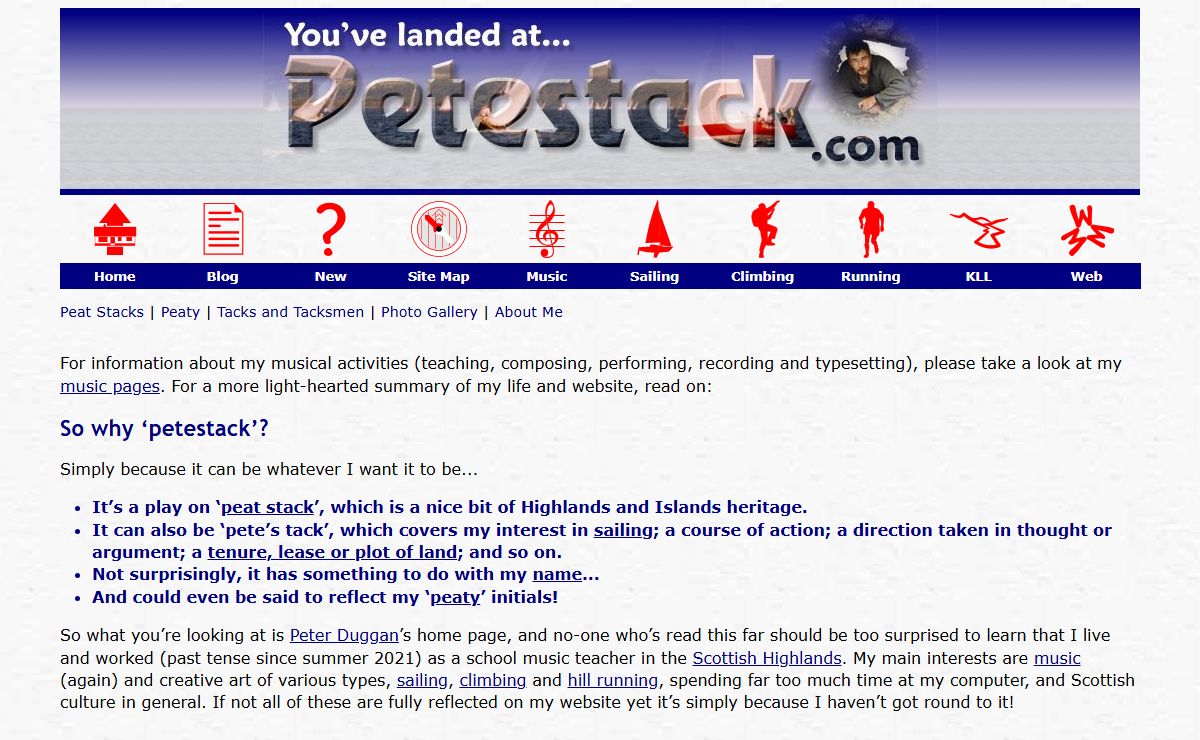 Petestack Home Page