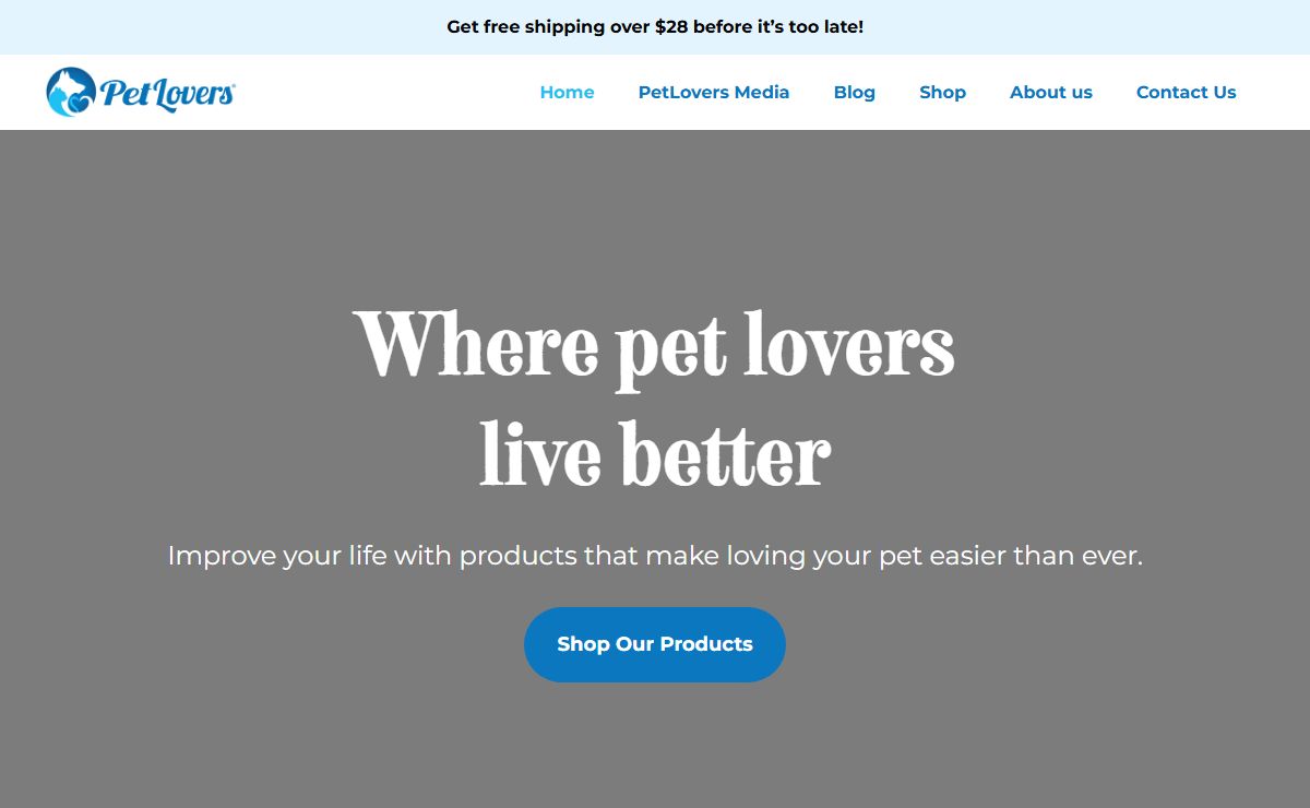 Pet Care Products & Supplies - PetLovers