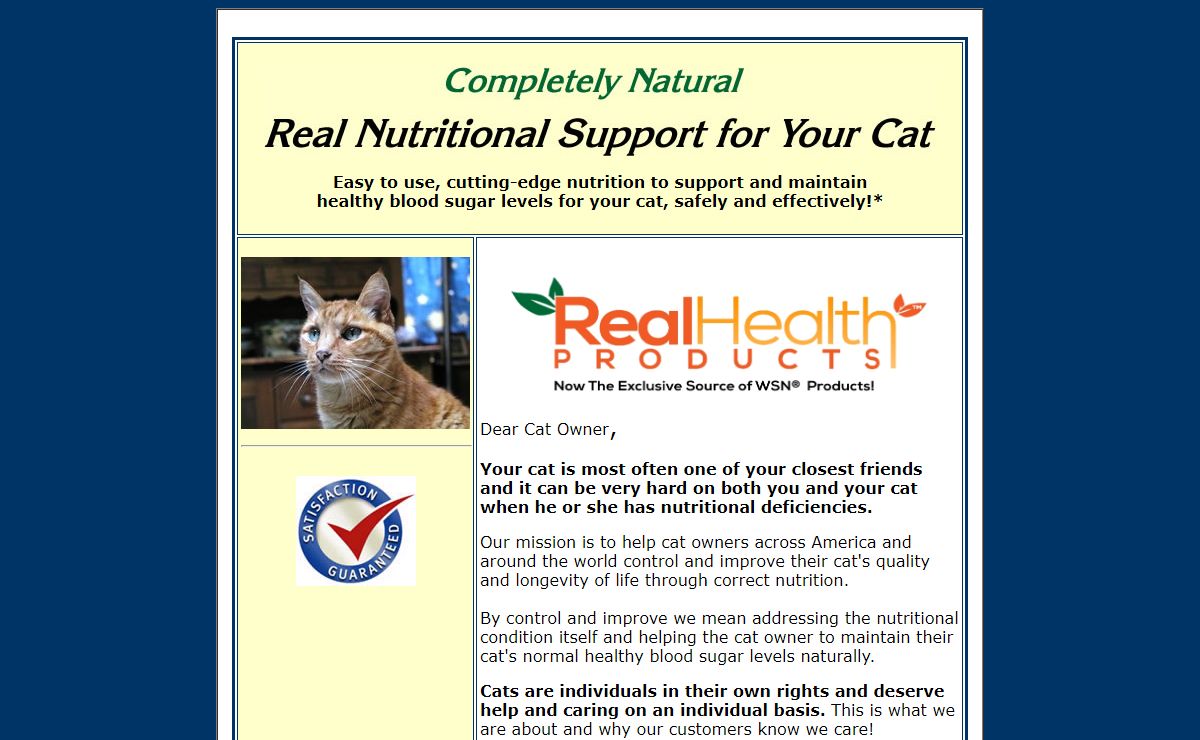 Feline Nutritional Breakthrough - Solution That Addresses a Primary Nutritional Deficiency in Cats