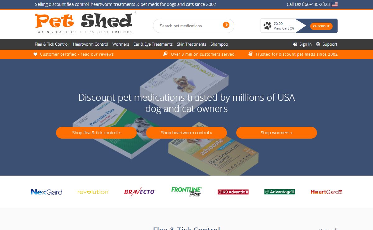 Pet Shed - Pet Supplies at Discount Prices!