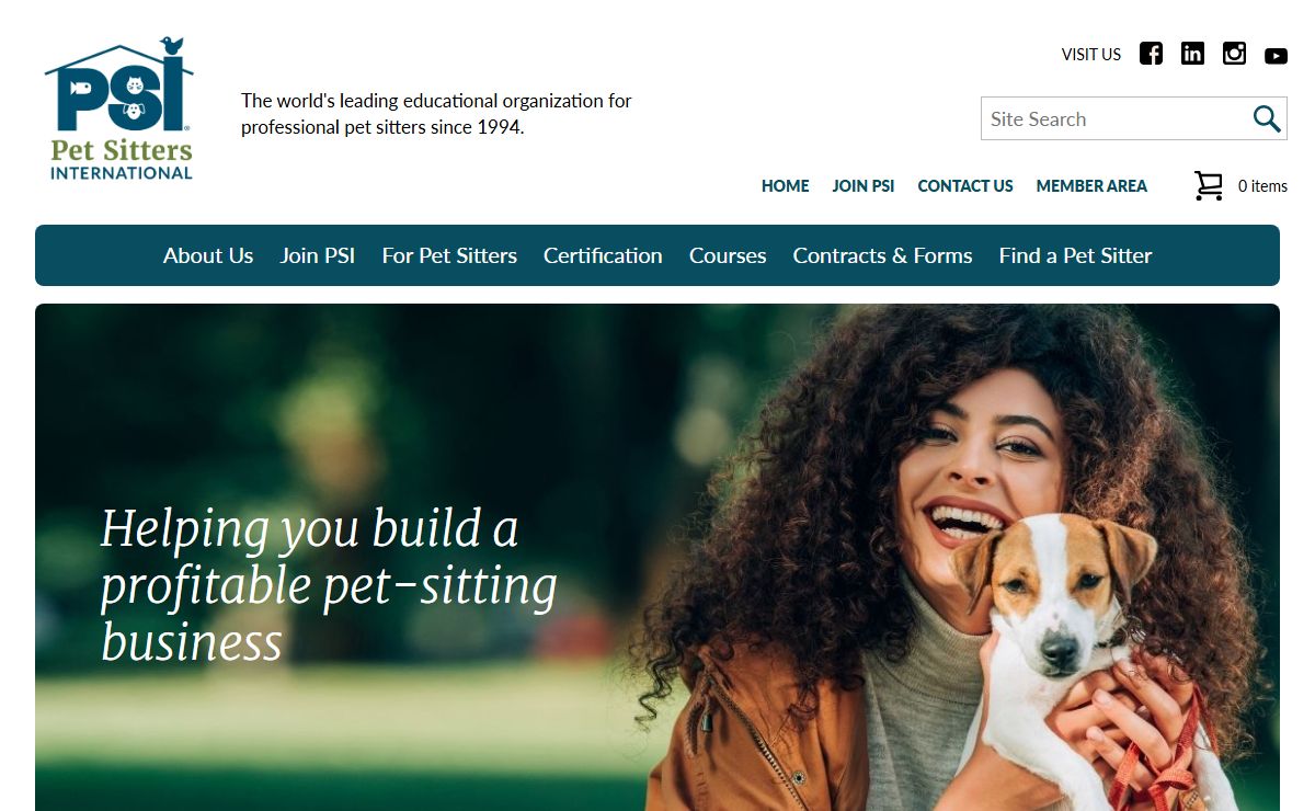Pet Sitters International, the leading pet-sitter association