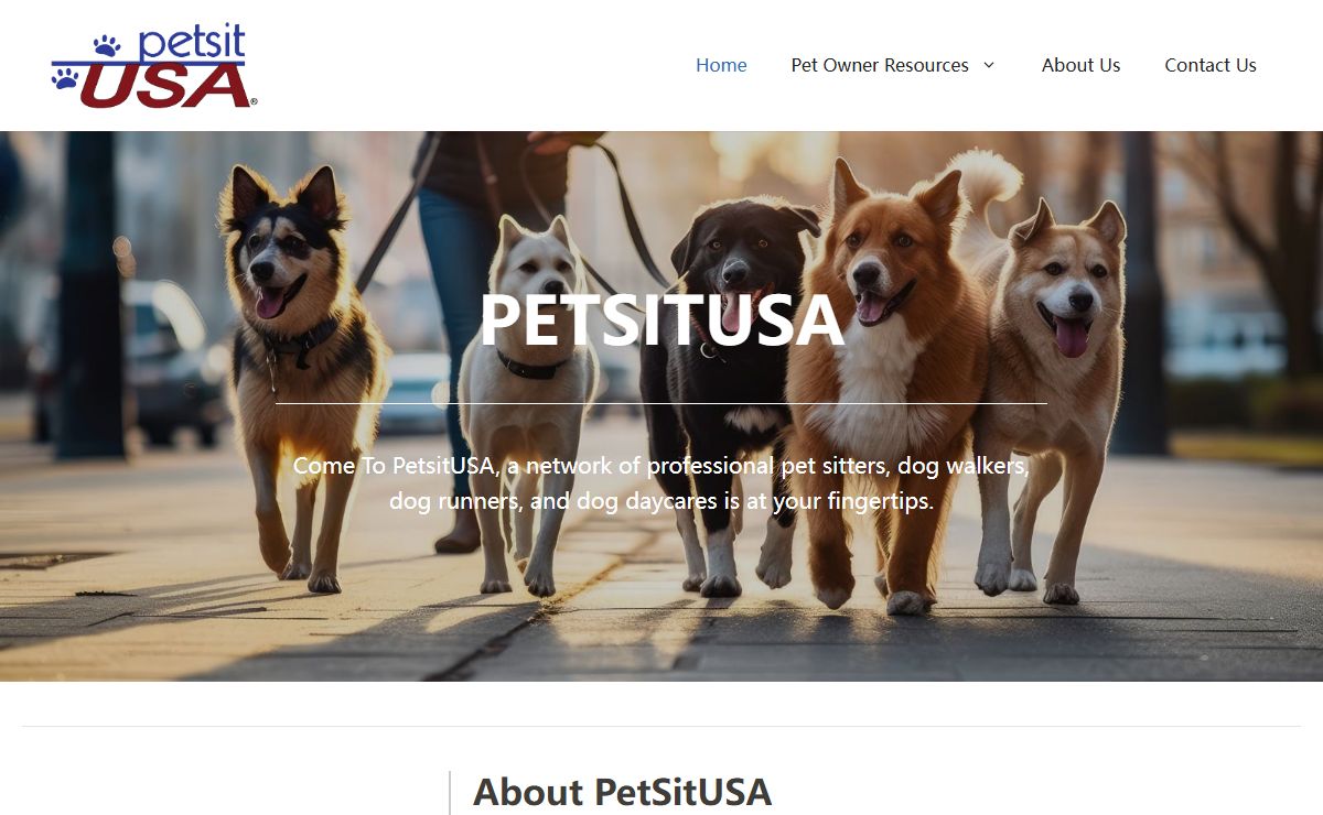 PetSitUSA - Locate Pet Sitters, Dog Walkers, Daycare in USA