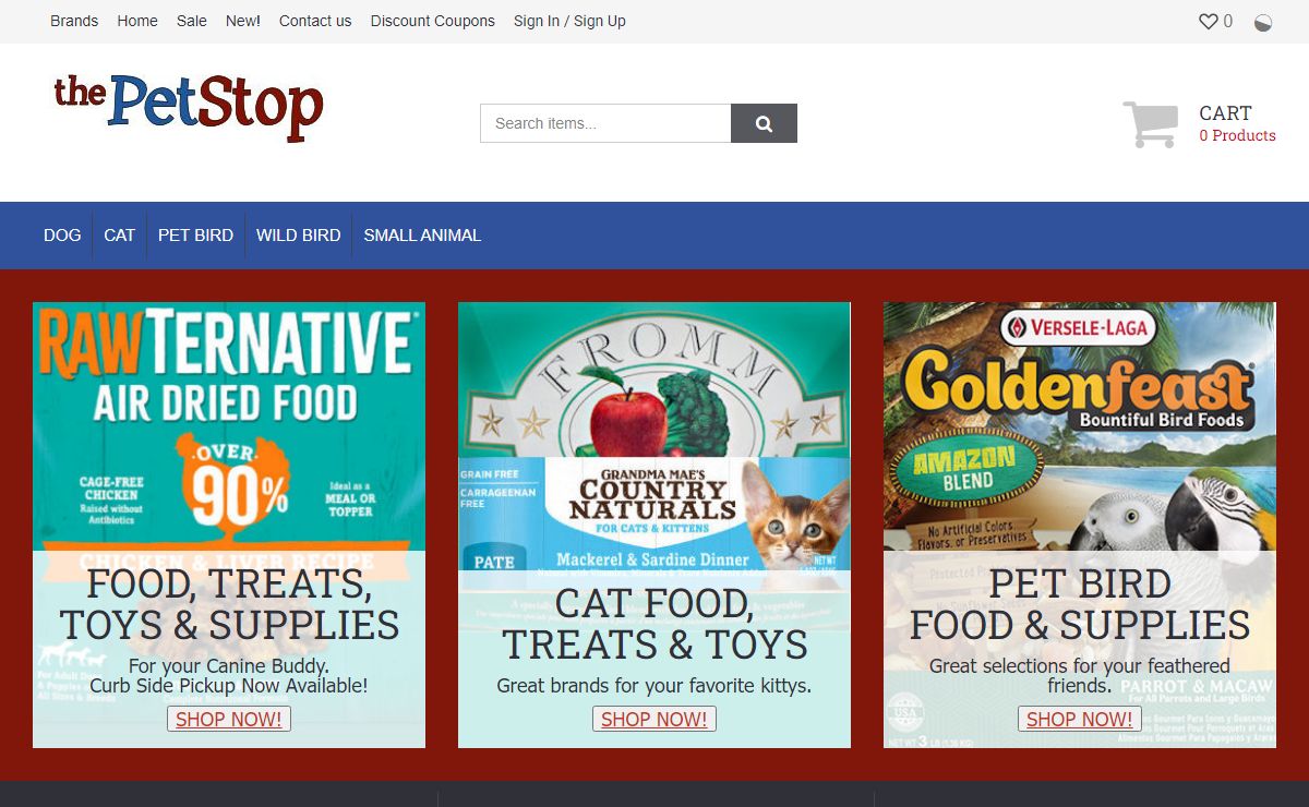 the Pet Stop by Bird Supply of NH > Catalog
