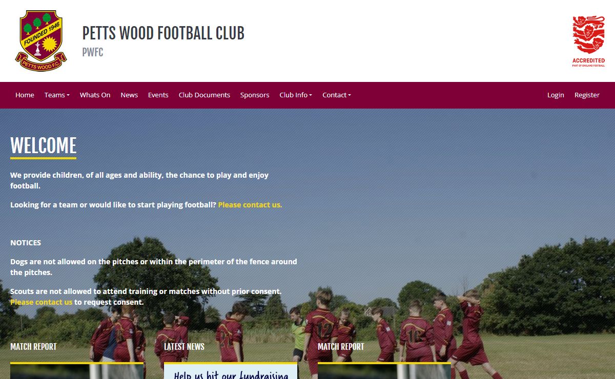 Welcome to the official website of Petts Wood Football Club | Bromley, Kent