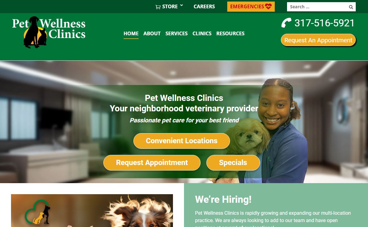 Pet Wellness Clinic - Veterinarian in Indianapolis, Fishers, Geist, Westfield, Noblesville and Zionsville, Animal Clinic