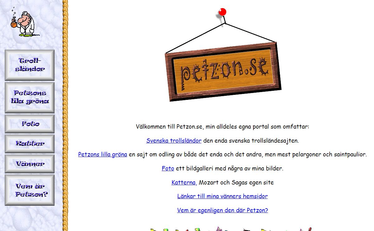 Petzon.se Mitt hem i cyberrymden
