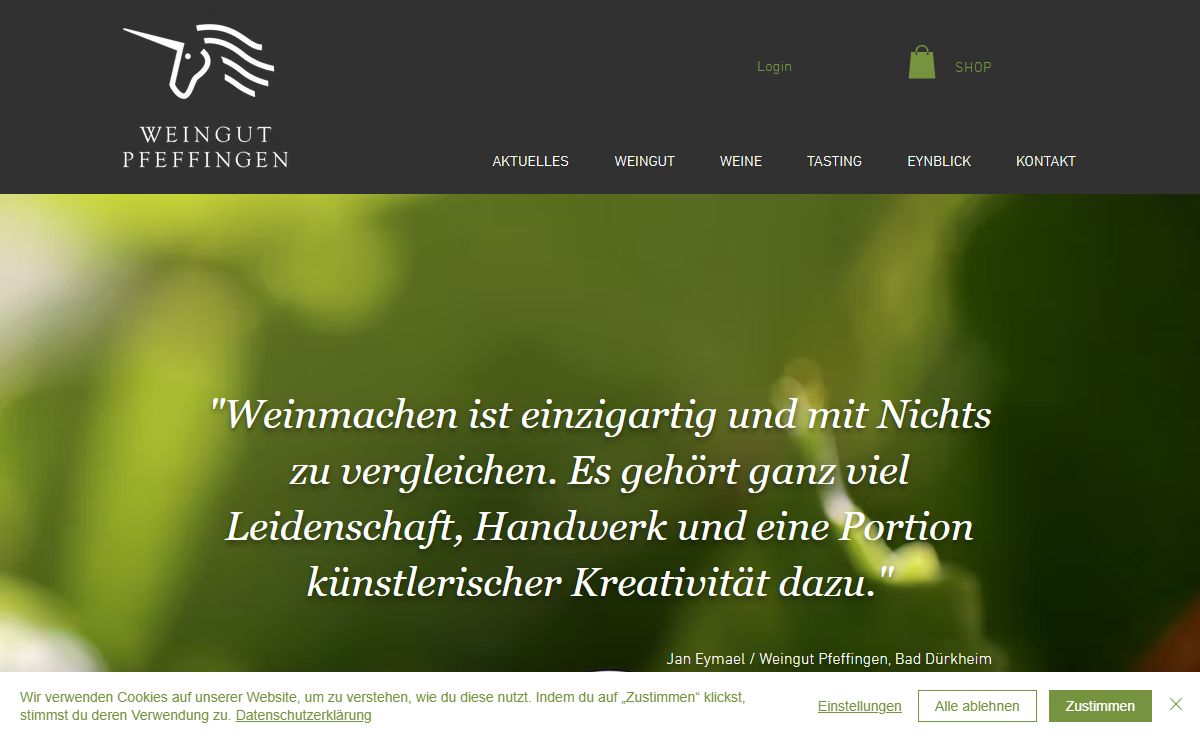 Weingut Pfeffingen - VDP Prädikatsweingut in Bad Dürkheim, Pfalz