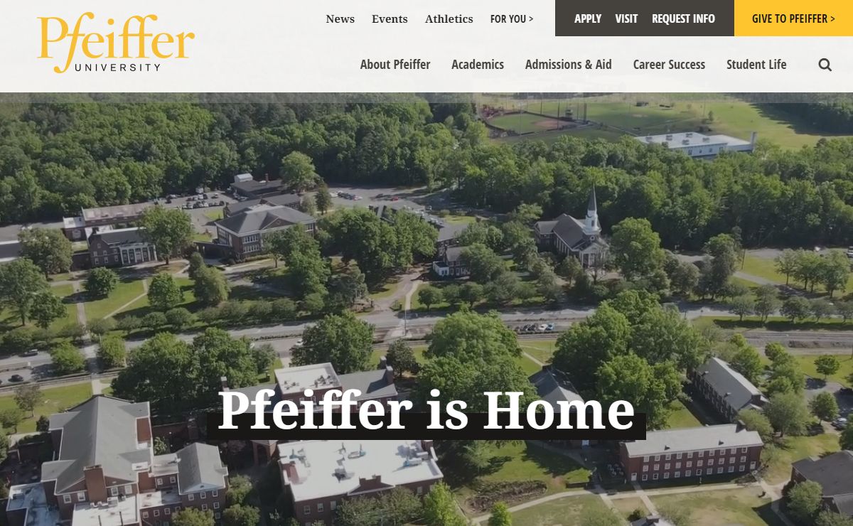 Pfeiffer University – Thrive Through Mentored Learning