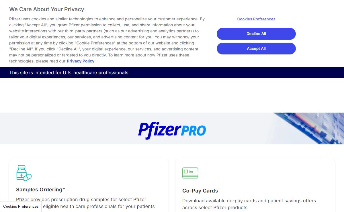 Home | Pfizer For Professionals