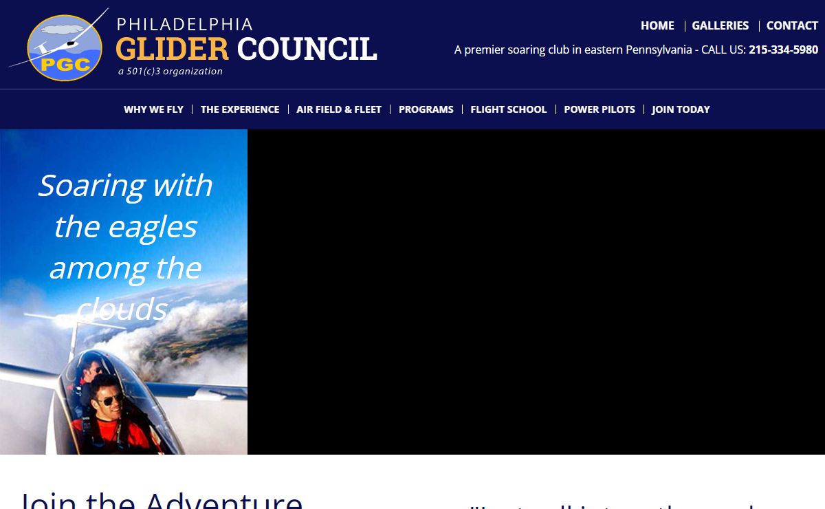 Philadelphia Glider Council | Fly a Glider Plane | Bucks County, PA