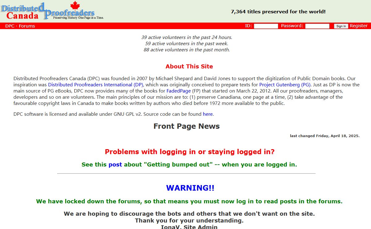 DPC: Welcome