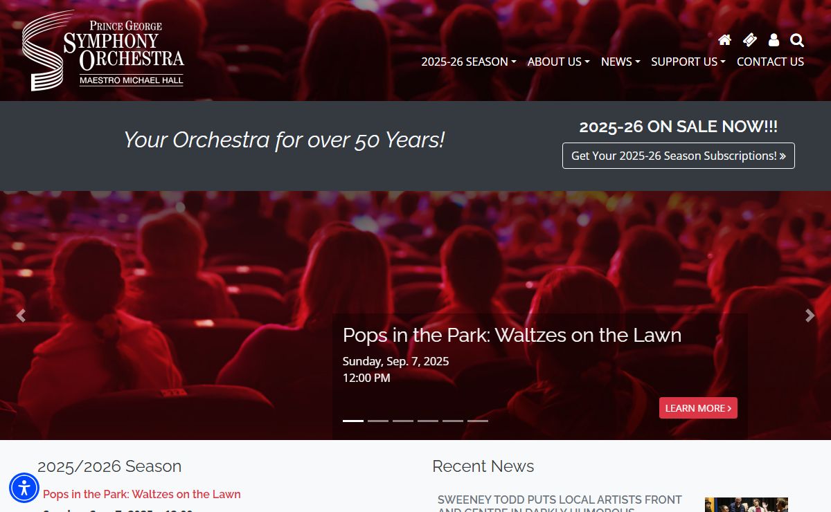Prince George Symphony Orchestra | Home