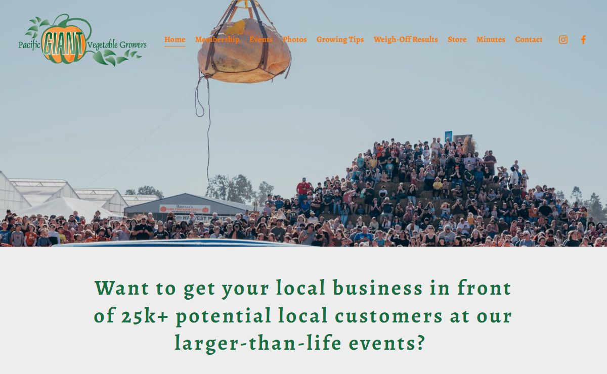 Pacific Giant Vegetable Growers