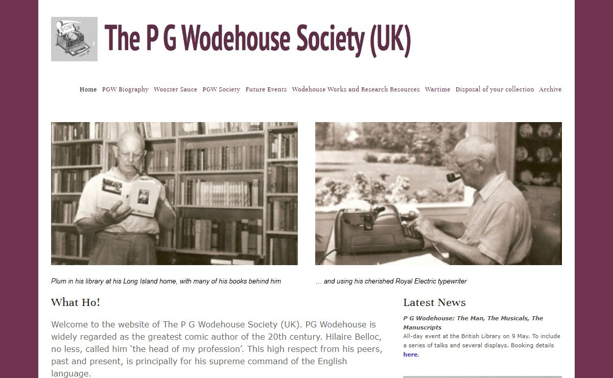 The P G Wodehouse Society (UK)