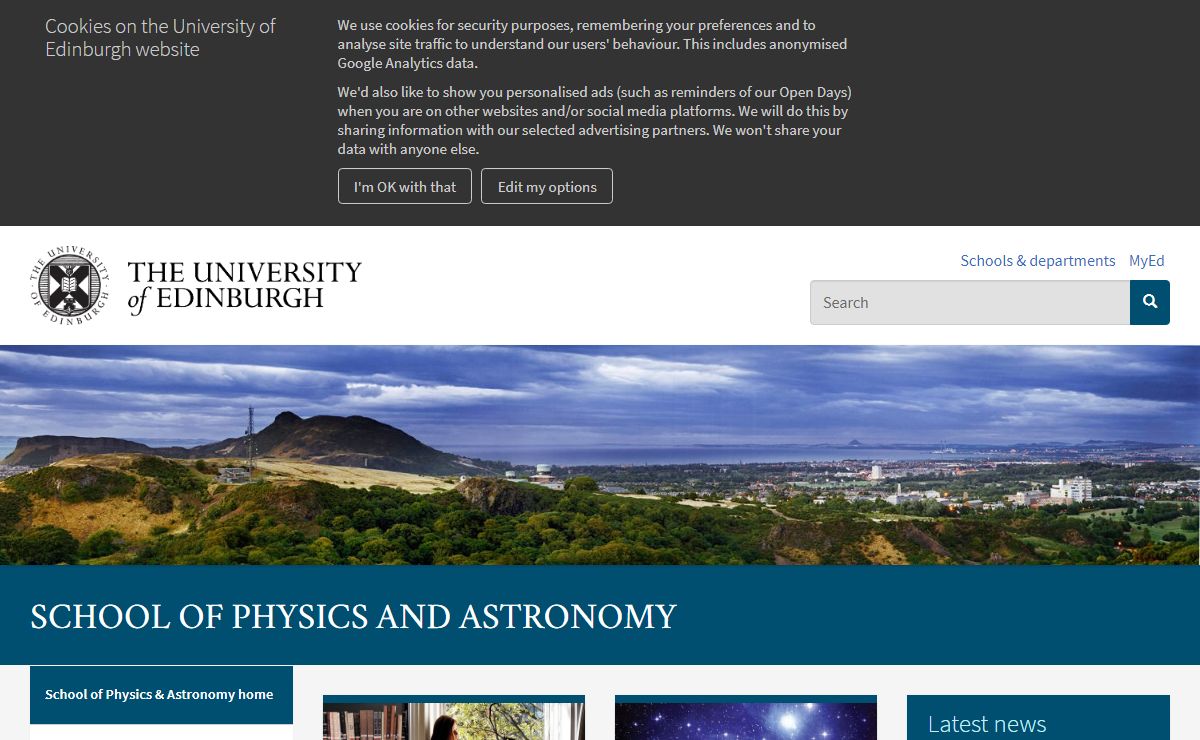 School of Physics and Astronomy