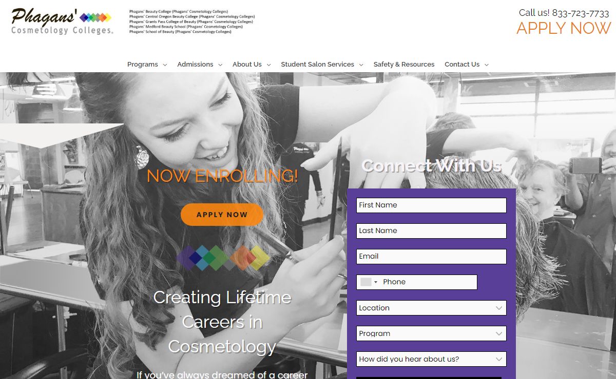 Phagans' Cosmetology Colleges Home - Phagans' Cosmetology Colleges
