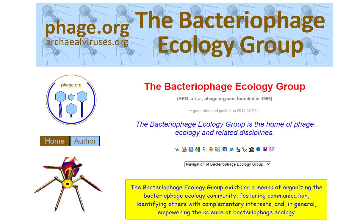 Bacteriophage Ecology Group