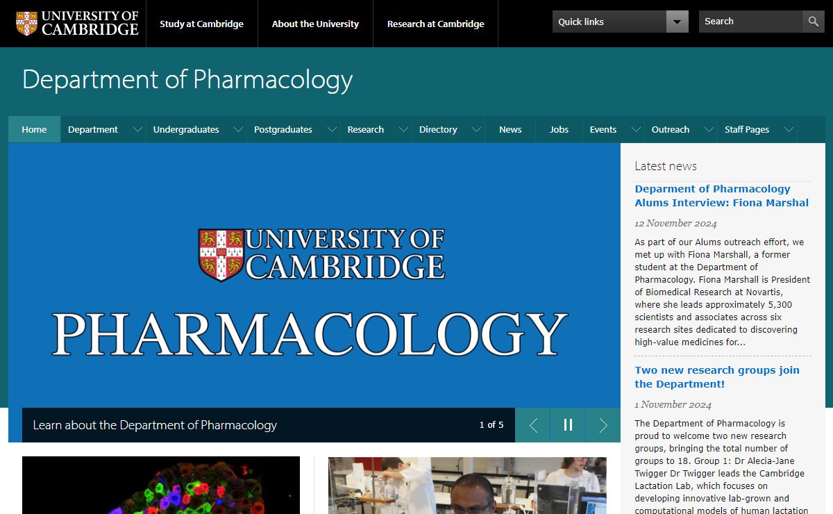 Department of Pharmacology |