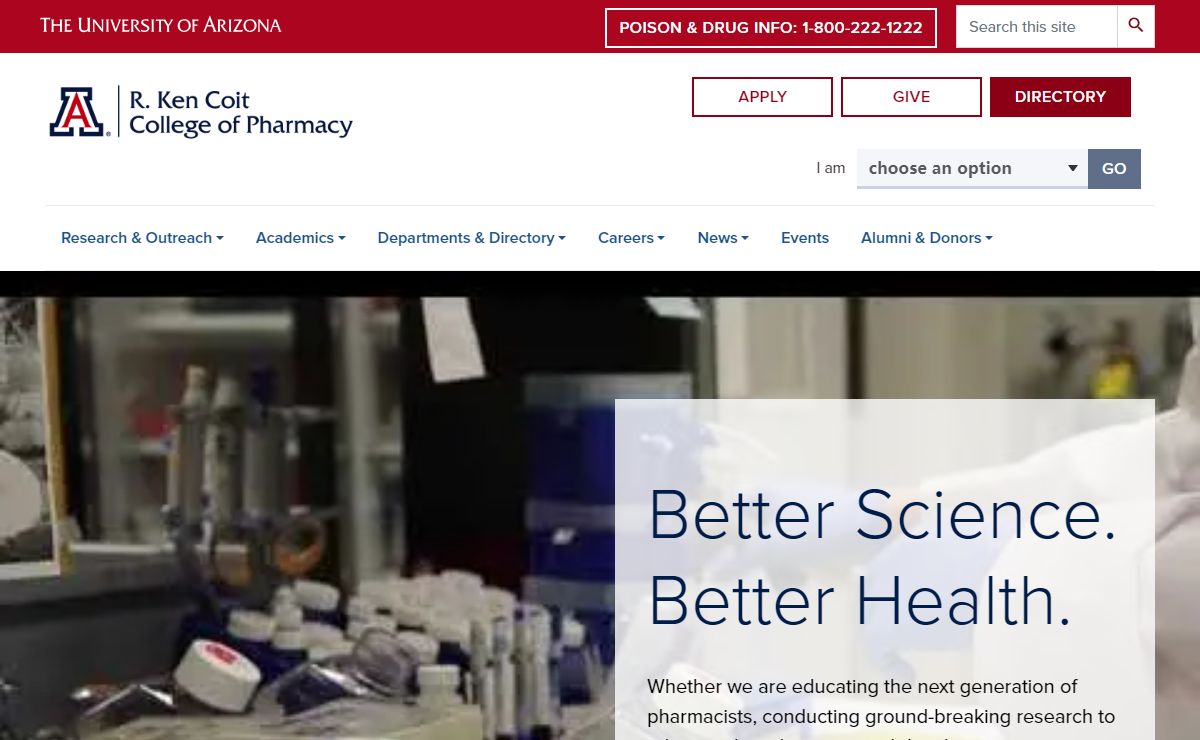 Home | R. Ken Coit College of Pharmacy