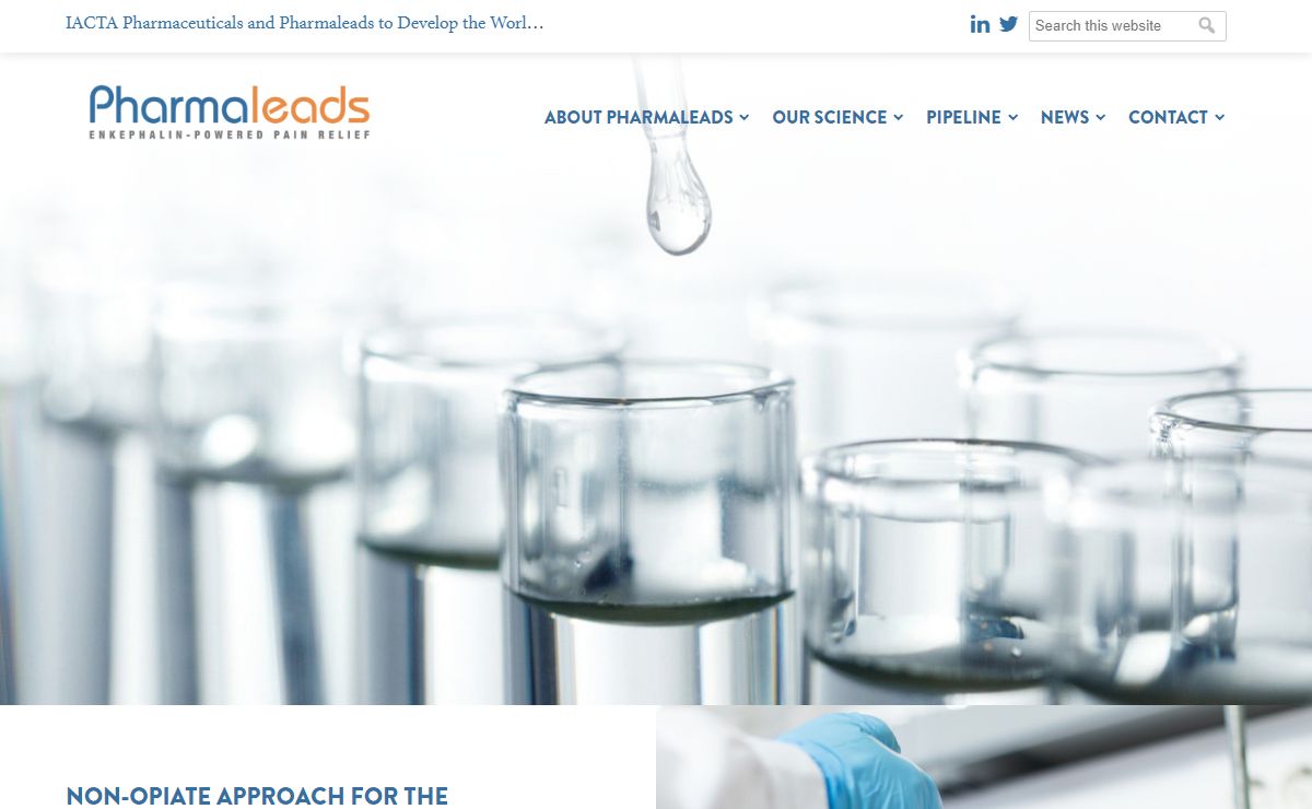 Pharmaleads - A whole new class of safe and effective painkillers