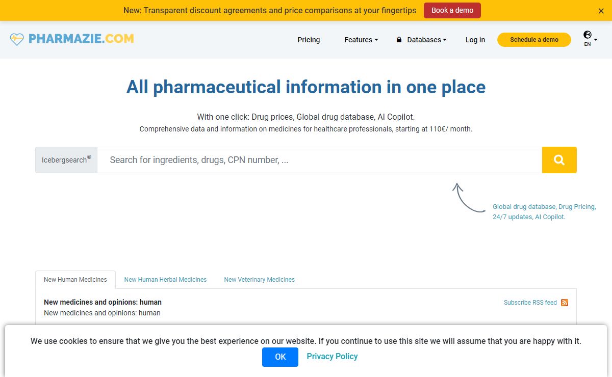 ABDA database & 20 other databases | pharmazie.com