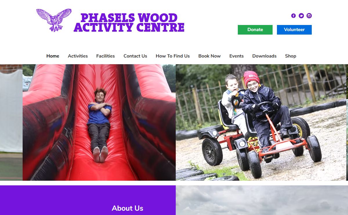 Home | Phasels Wood Activity Centre
