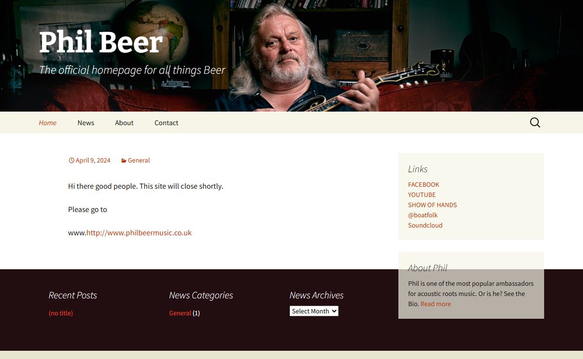 Phil Beer | The official homepage for all things Beer