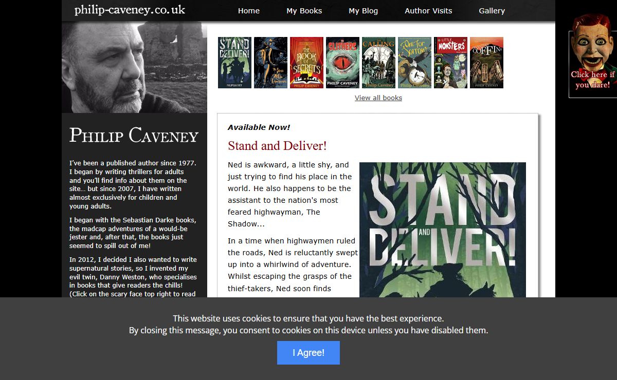 Philip Caveney | Official Website | Sebastian Darke | Alec Devlin | Movie Maniacs