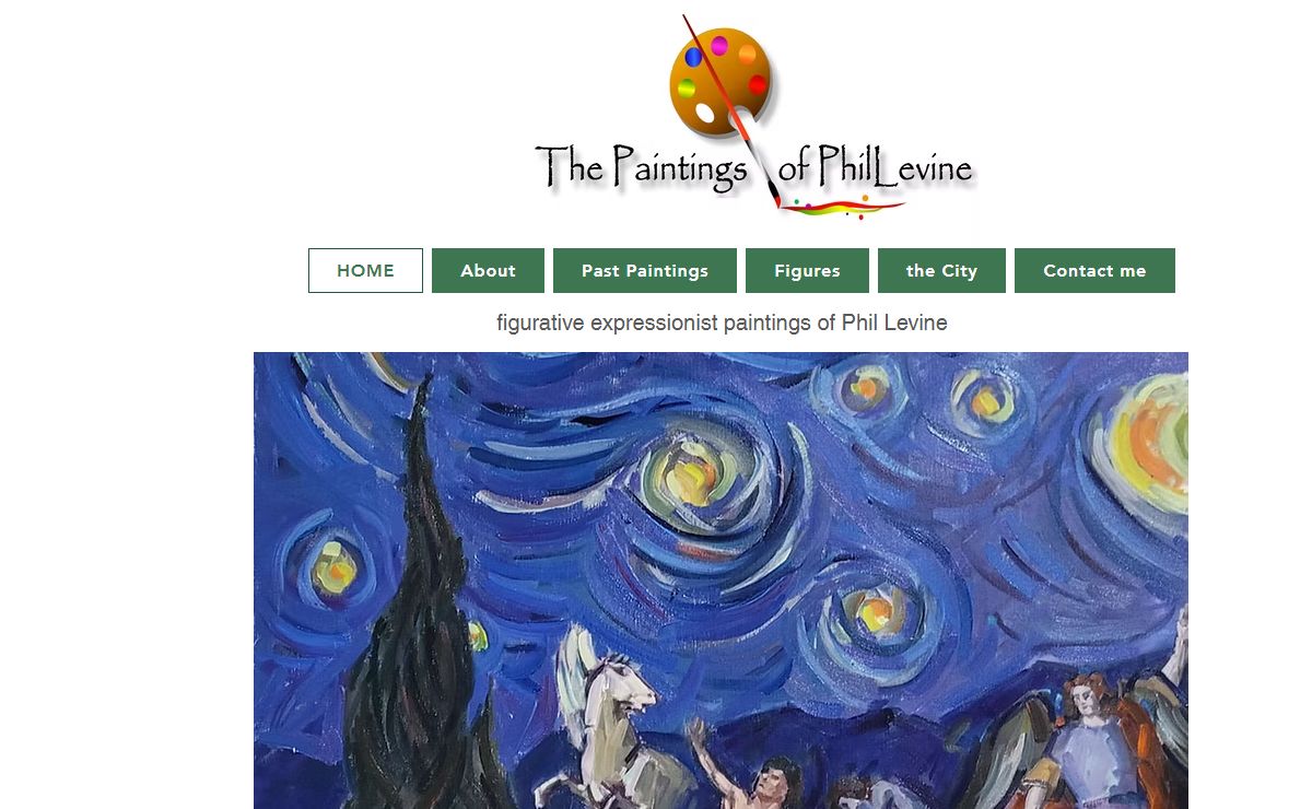 paintings of Phil Levine | expressionist paintings