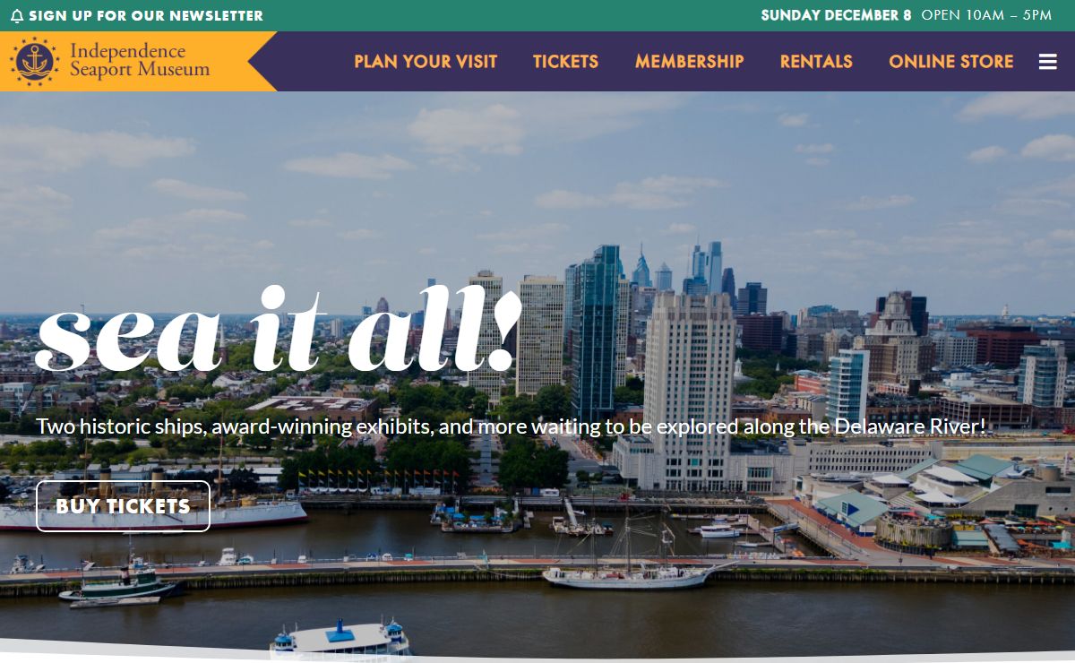 Independence Seaport Museum – Documenting maritime history and culture along the Delaware River