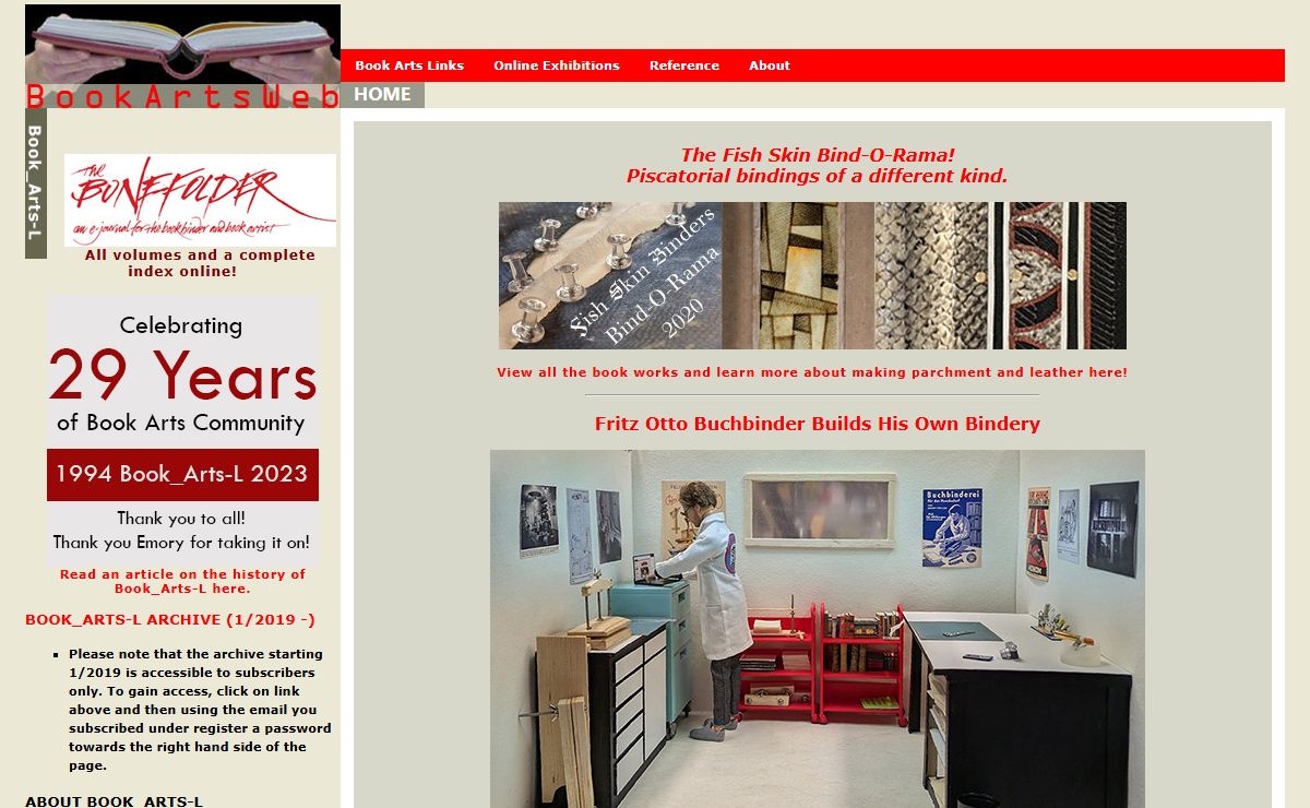 Welcome to the Book Arts Web
