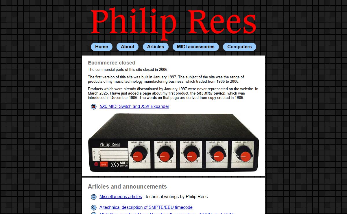 Philip Rees music technology