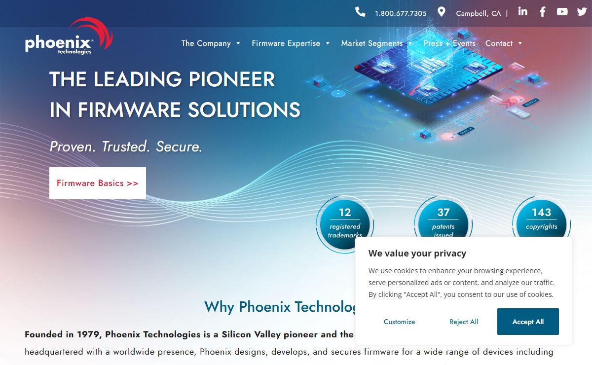 Phoenix Technologies - Leading PC Innovation since 1979