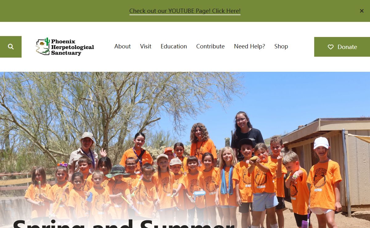 Wildlife Rescue & Non Profit Phoenix | Phoenix Herpetological Sanctuary