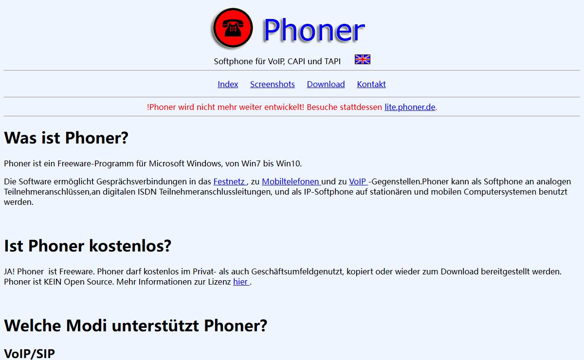 Phoner Deutsch