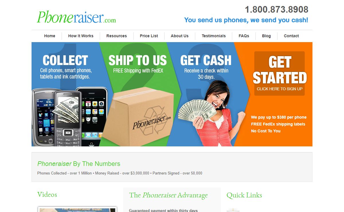 Easy Fundraising Ideas - Sell old Cell Phones for Cash | Phoneraiser