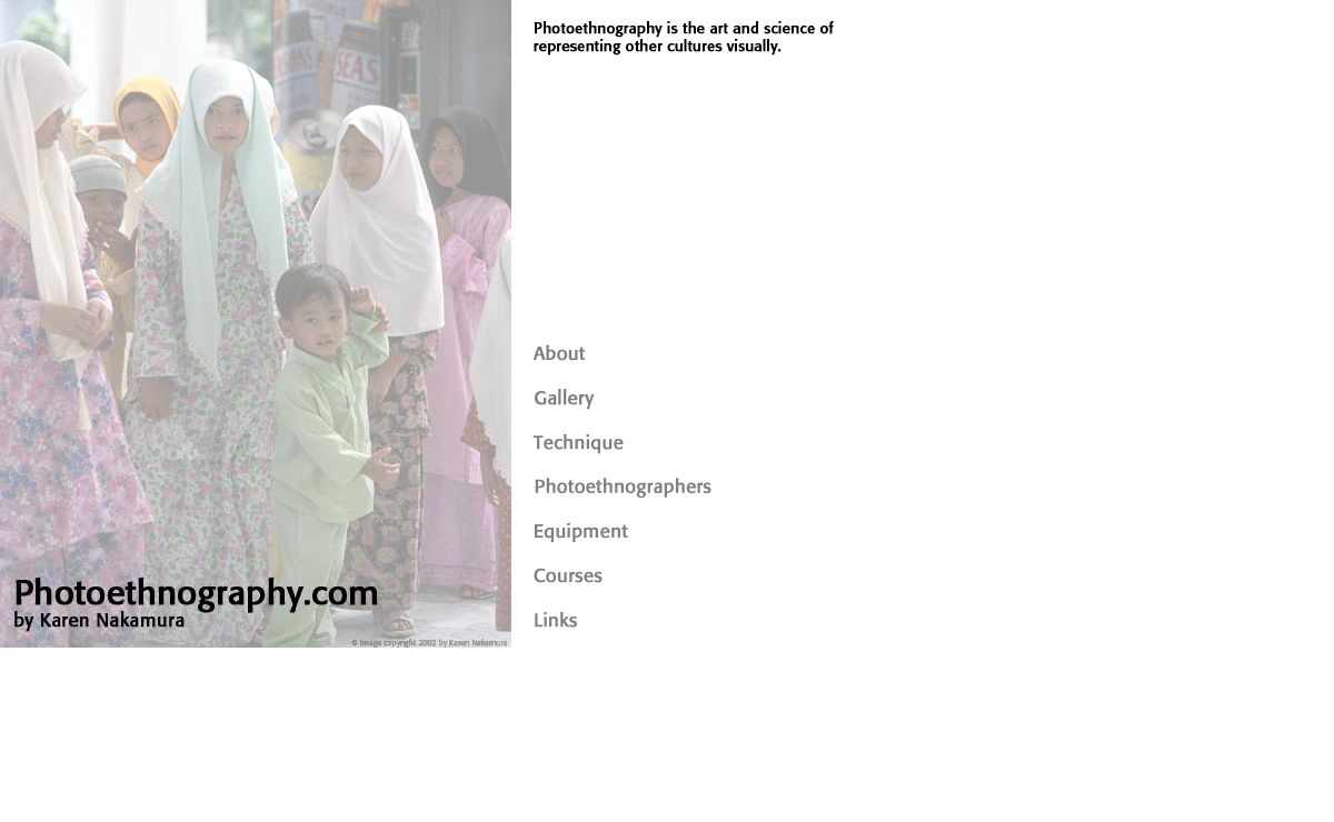 Photoethnography.com home page - a resource for photoethnographers