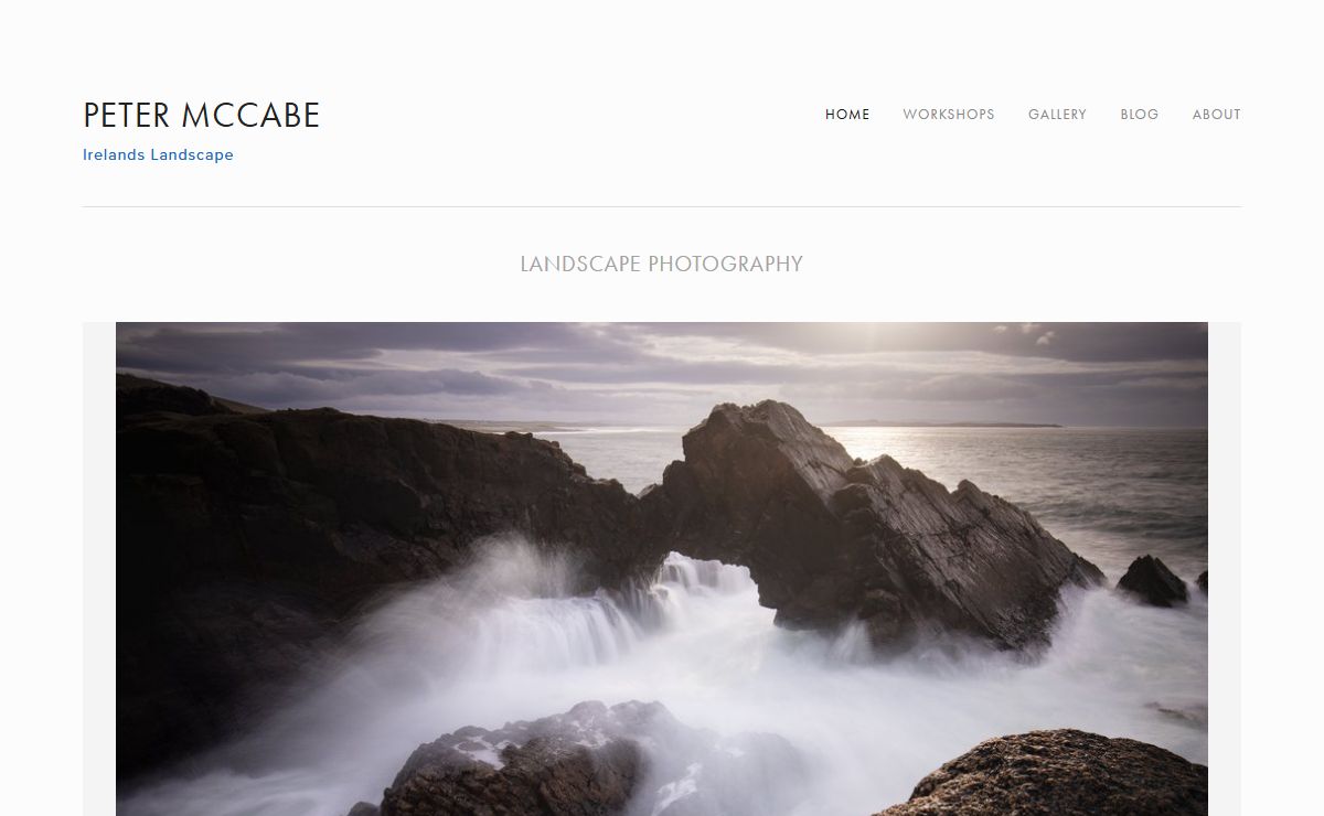 Irelands Landscape, photographs of Ireland by Irish photographer Peter McCabe