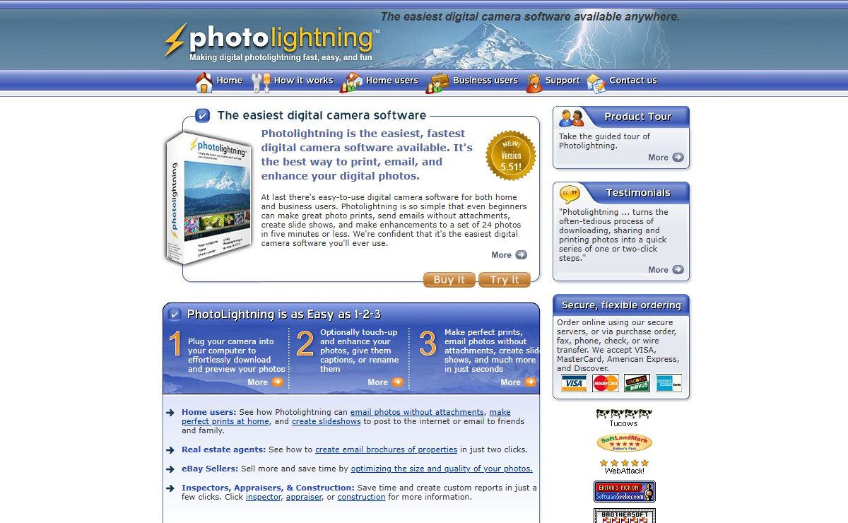 Photolightning: Digital Camera Software for Windows