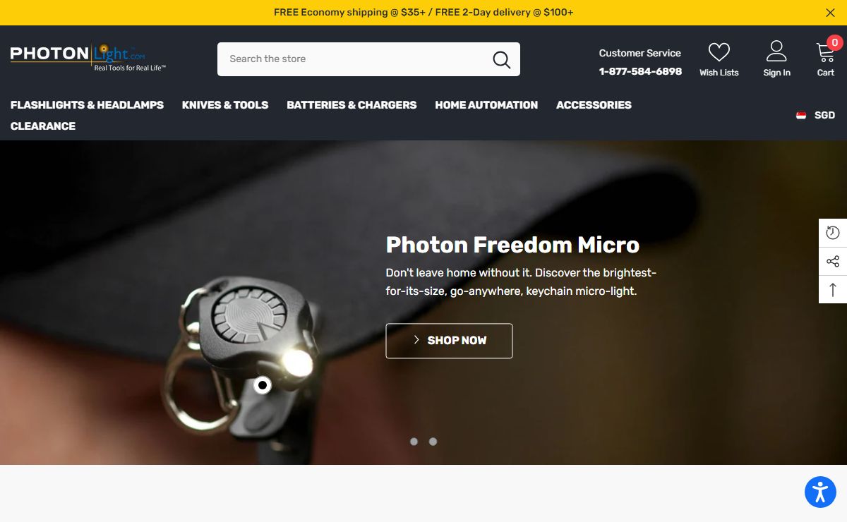 PhotonLight.com | Powerful LED Flashlights, LED Keychain Lights & more – PhotonLight.com, Inc