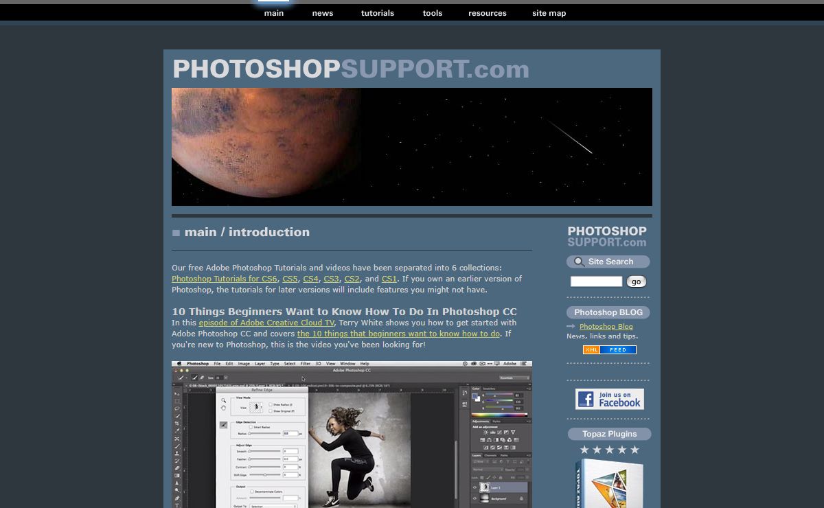 Photoshop Tutorials & Adobe Photoshop Plugins | PhotoshopSupport.com