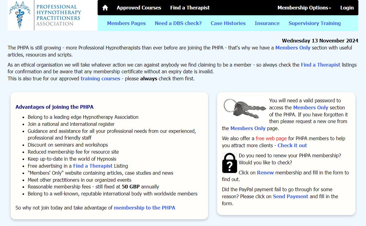 PHPA - Professional Hypnotherapy Practitioner Association