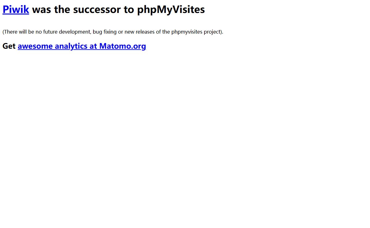 phpMyVisites renamed to Piwik - open source web analytics